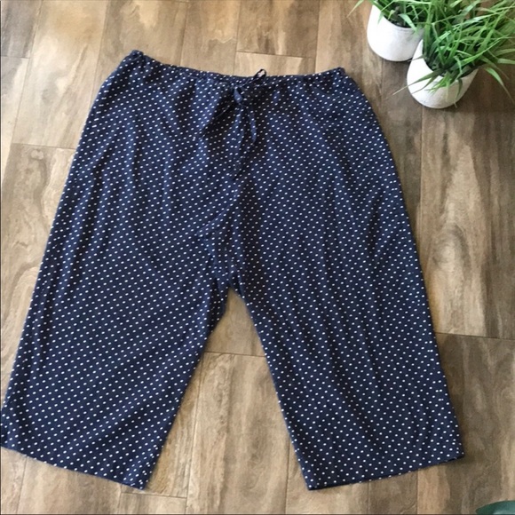 Chaps Intimates & Sleepwear Chaps Polka Dot Embroidered Pocket